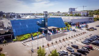 Luxexpo entrance outside